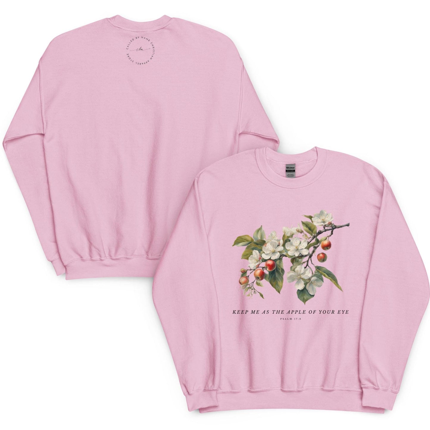 Keep Me As The Apple Of Your Eye Psalm 17:8 Soft Unisex Sweatshirt
