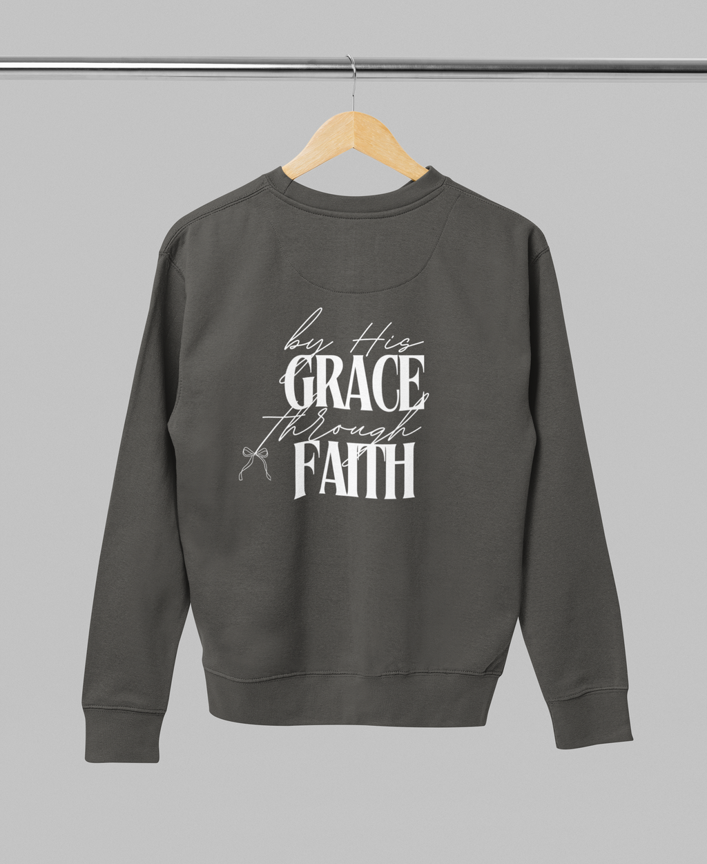 Ephesians 2:8 - 9 | Premium Unisex Sweatshirt | By His Grace Through Faith