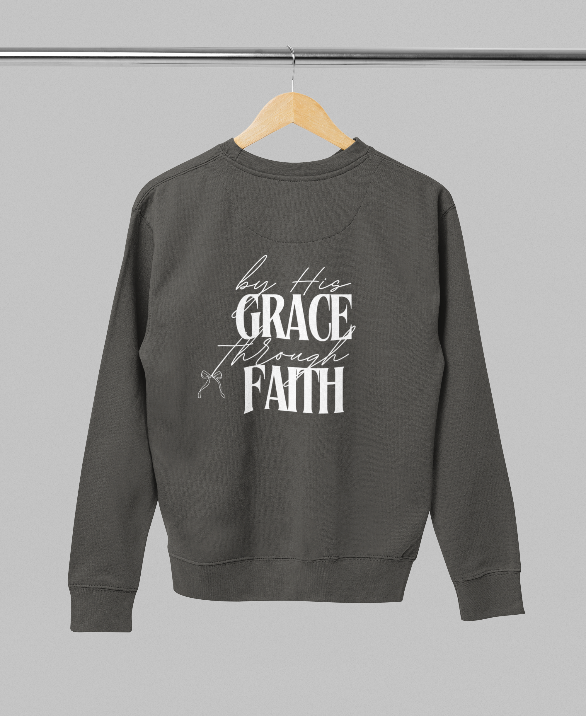 Ephesians 2:8 - 9 | Premium Unisex Sweatshirt | By His Grace Through Faith