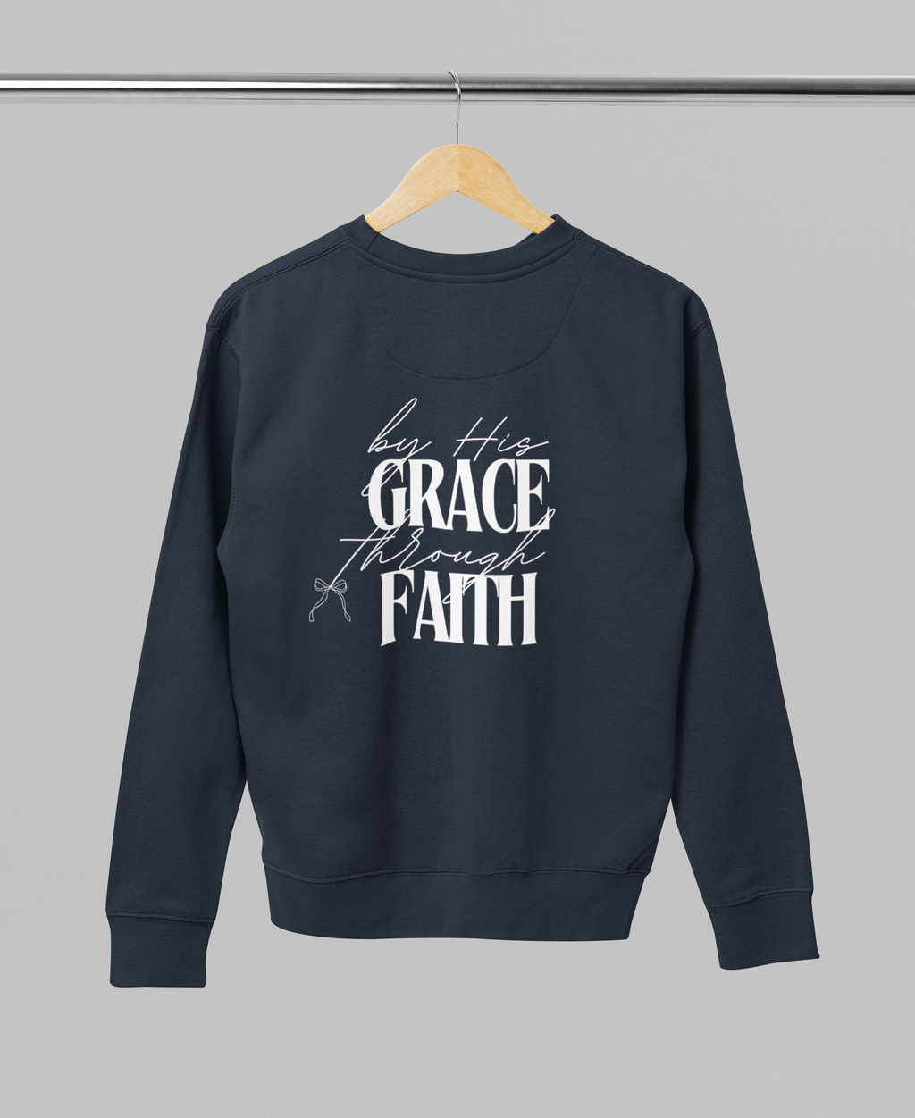 Ephesians 2:8 - 9 | Premium Unisex Sweatshirt | By His Grace Through Faith